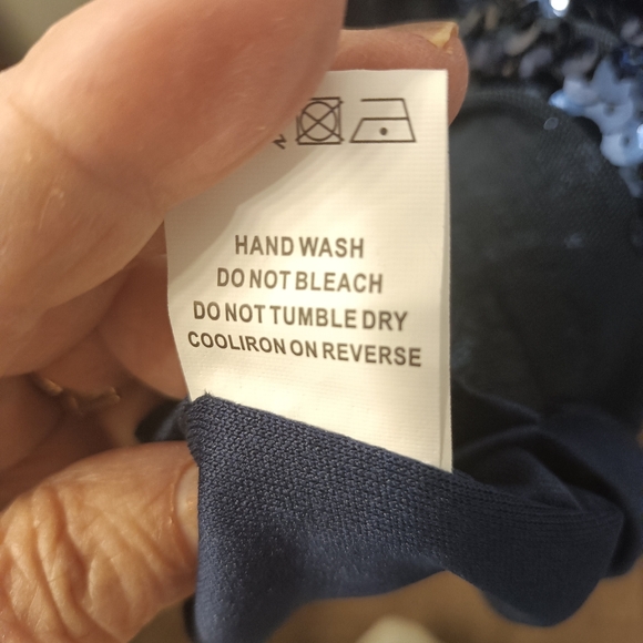 Sequin Navy Blue Prom / Cocktail Dress NWT - Picture 5 of 5